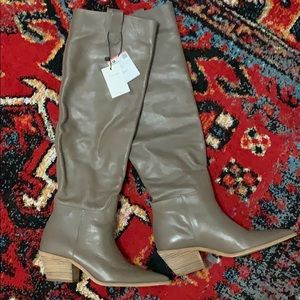 Zara over the knee boots